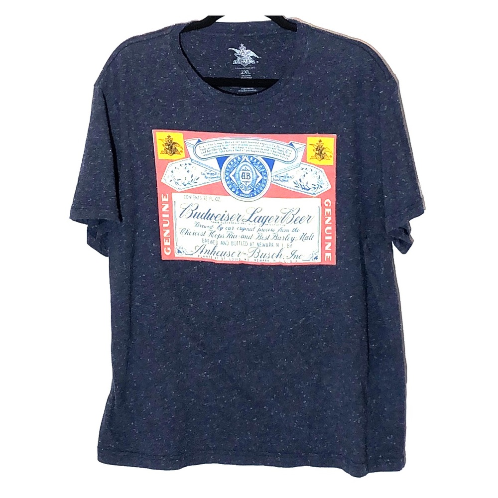 Budweiser Lager Beer Graphic Nubby Tee XXL